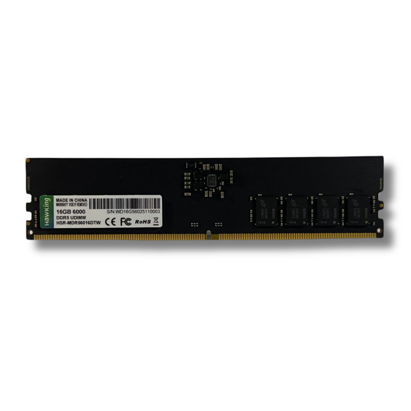 Memória RAM Hawking, 16GB, 6000MHz, DDR5, Preto
