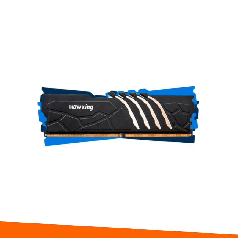 Memória RAM Hawking, Heatsink, 16GB, 3200MHz, DDR4, Preto