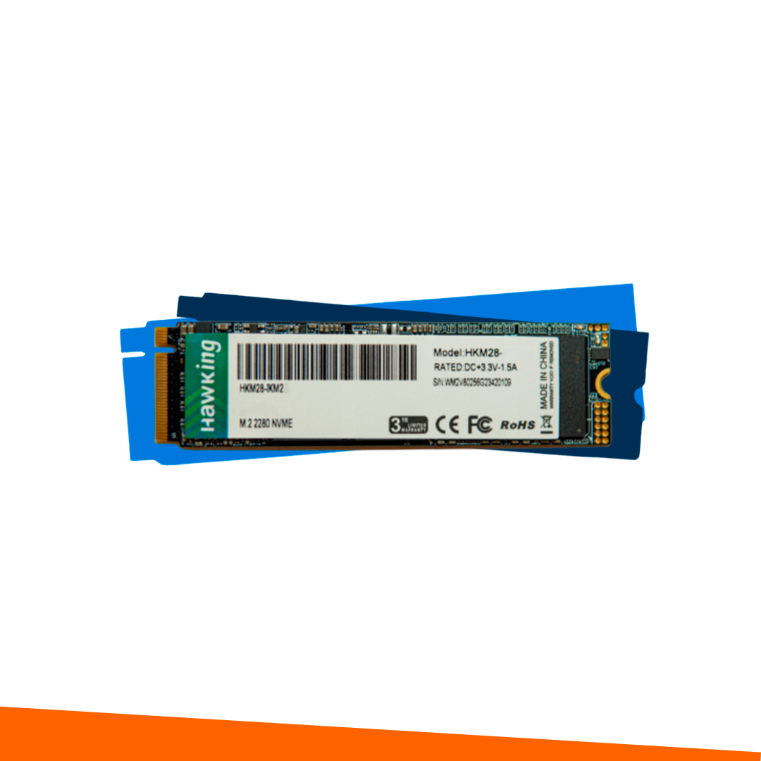 NVME SSD PCIE 3.0 256GB Hawking Leitura 3300MBs Escrita 2700MBs
