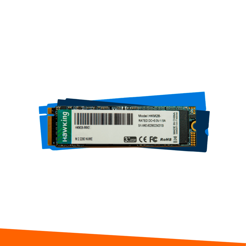 NVME SSD PCIE 3.0 512GB HAWKING LEITURA 2500MBS ESCRITA 1800MBS