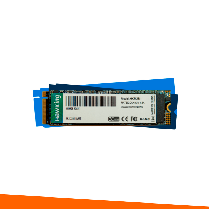 NVME SSD PCIE 4.0 1TB HAWKING LEITURA 5000MBS ESCRITA 4900MBS