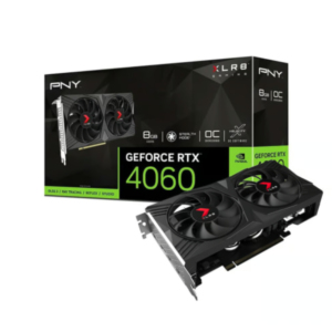Placa de Vídeo PNY GeForce RTX 4060 8GB GDDR6 128Bits XLR8 Dual Fan Verto